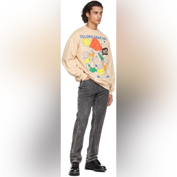 Online ceramics golden teacher cotton crew neck sweatshirt
